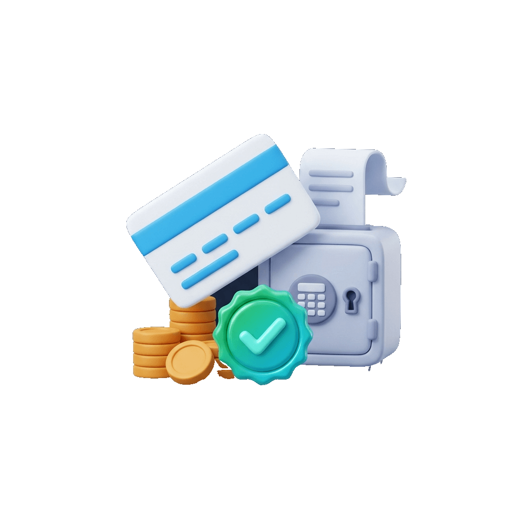 Milestone-Gated Billing 3D Clay Icon